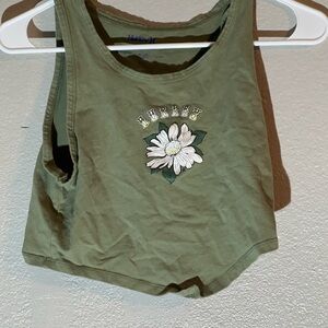 Women’s flower crop top